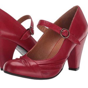 NEW Miz Mooz Mary Jane Red heels